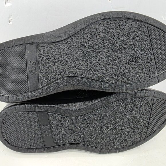 SAS 'Free Time' Womens  Black Leather Comfort Walking Shoe LACE UP  8 WWW - Picture 7 of 9
